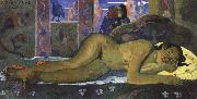 Paul Gauguin Nevermore oil